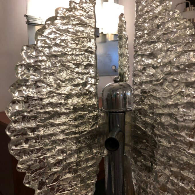 Large Mid-Century Modern Table Lamp by Carlo Nason for Mazzega, Made in Italy
