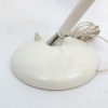 Stilnovo 1950s, Mid-century Italian white table lamp