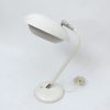Stilnovo 1950s, Mid-century Italian white table lamp
