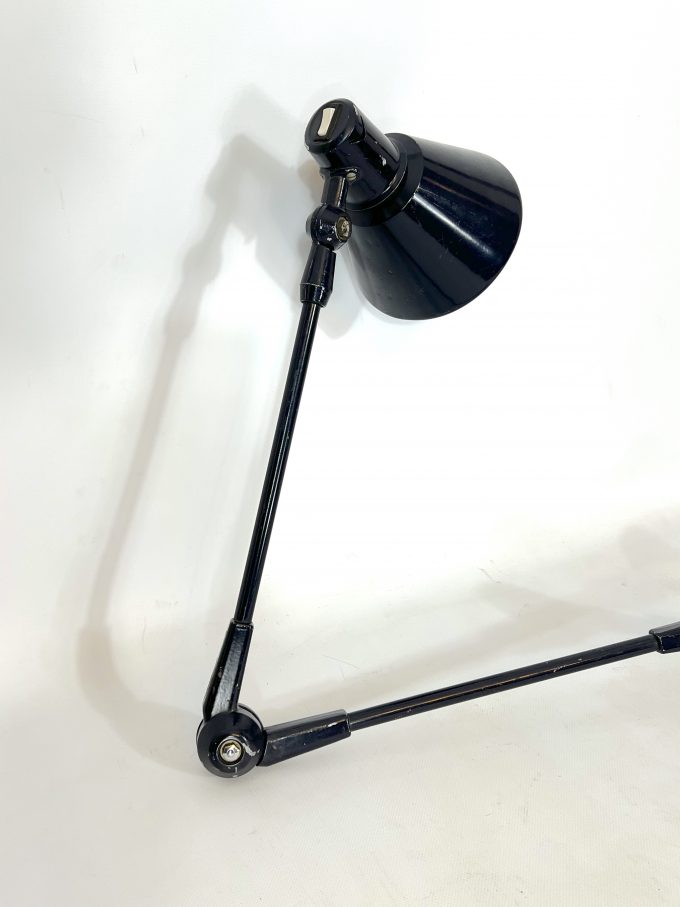 Stilnovo Milano, large articulated desk lamp from 60s. Signed.