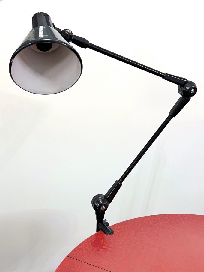 Stilnovo Milano, large articulated desk lamp from 60s. Signed.