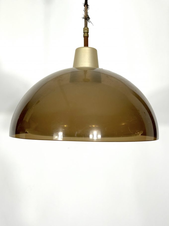 Mid-century modern pair of plexiglass chandelier by Candle