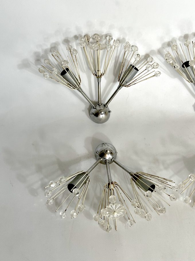 Mid-century Modern Set of Six Emil Stejnar sconces from 60s