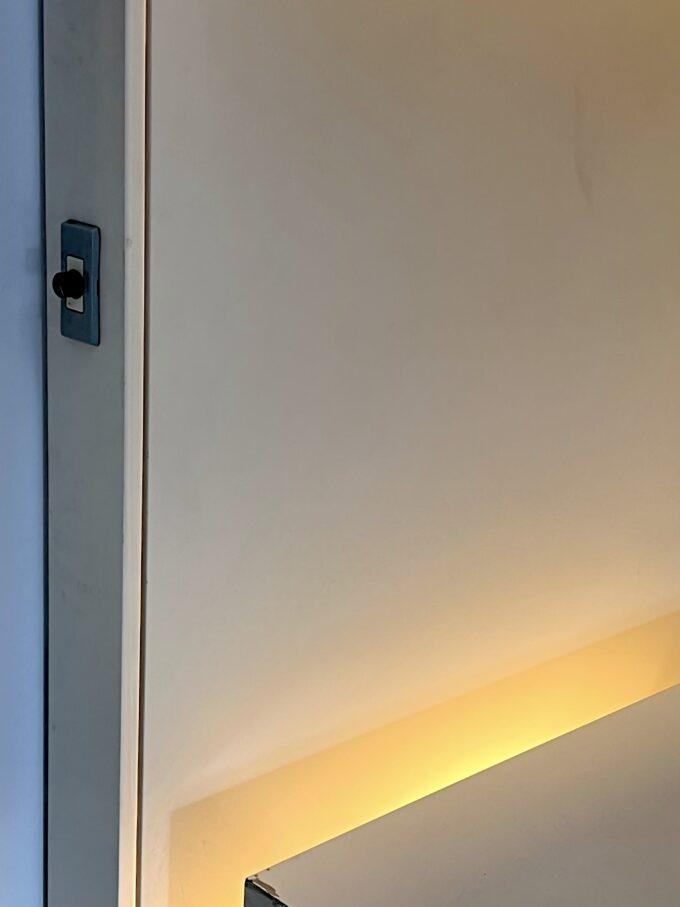 Mid-Century Modern backlight wall modular system by Acerbis. Italy 1970s