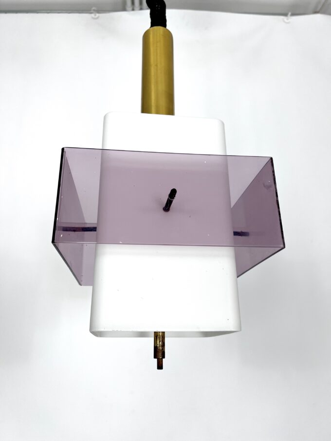 Mid-Century Modern pentant lamp by Stilux Milano. Italy 1960s