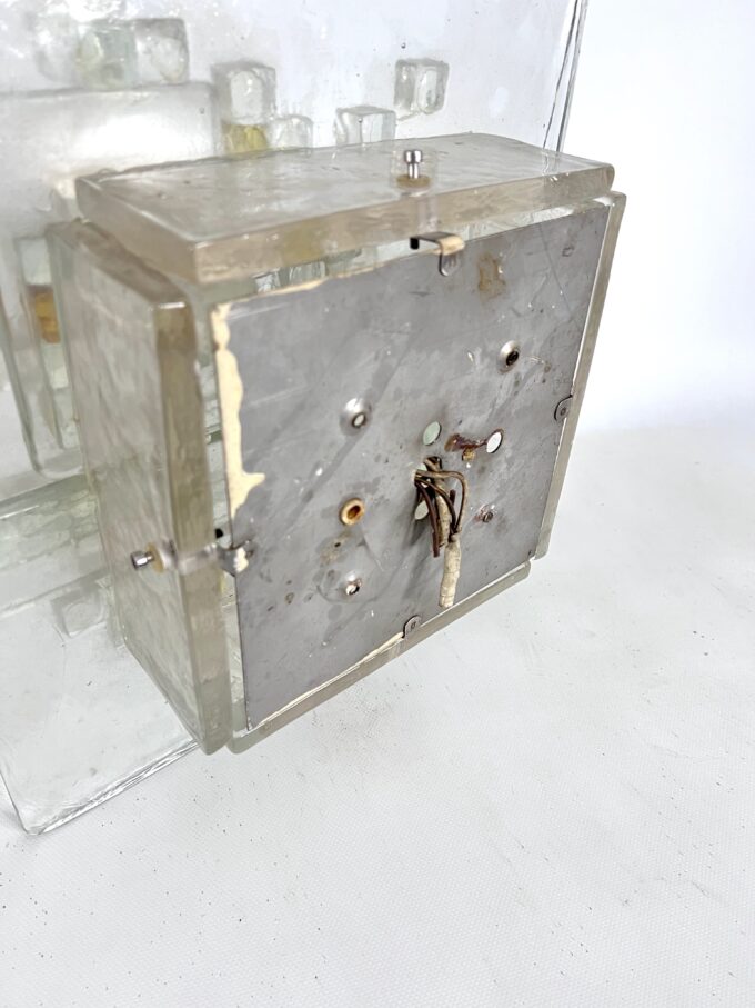 Mid-Century Large Murano Glass wall light by Albano Poli for Poliarte. Italy 1970s