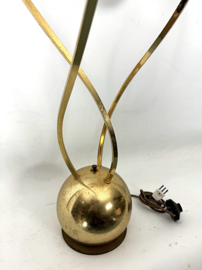 Vintage Italian Brass 3-Arm Floor Lamp by Tommaso Barbi, 1970s