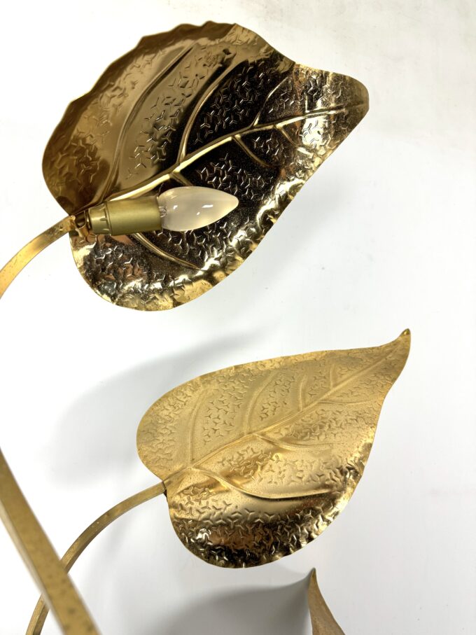Vintage Italian Brass 3-Arm Floor Lamp by Tommaso Barbi, 1970s