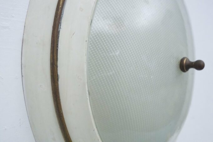 Mid-Century Ceiling Lamp in the Style of Stilnovo, Italy, 1950s