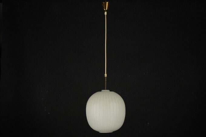 Mid-Century Italian pendant light in the style of Arredoluce Monza. Italy 1950s