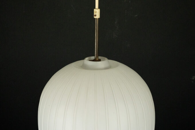Mid-Century Italian pendant light in the style of Arredoluce Monza. Italy 1950s