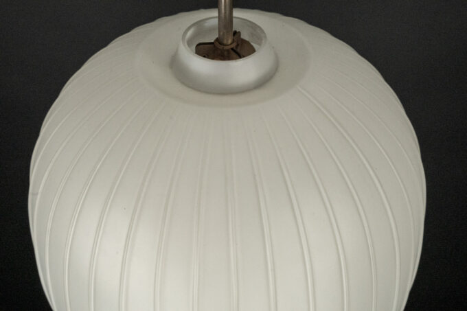 Mid-Century Italian pendant light in the style of Arredoluce Monza. Italy 1950s