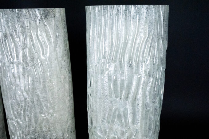 Set of 4 Corteccia Wall Sconces by Toni Zuccheri for Venini, 1960s