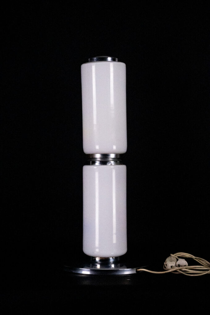 1970s Murano Glass Floor Lamp, Chrome Structure, Made in Italy